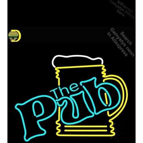 The Pub Cup Neon Light Sign Neon Bulbs sign Handcraft Hotel Beer Bar Pub Signs Glass Display Boards coors light neon sign Cervej