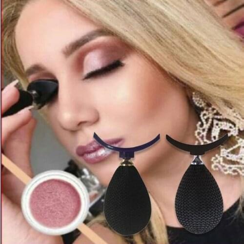 Lazy Eye Shadow Applicator Cut Crease Cosmetic Makeup Popular Silicone Eyeshadow Stamp Fashion Applicator Women Favorite
