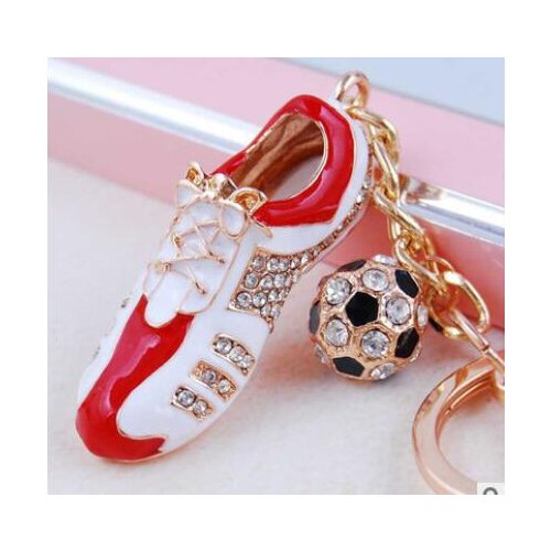 Set Metal football shoes key chain football World Cup gift key fan supplies props set Wholesale factory direct selling