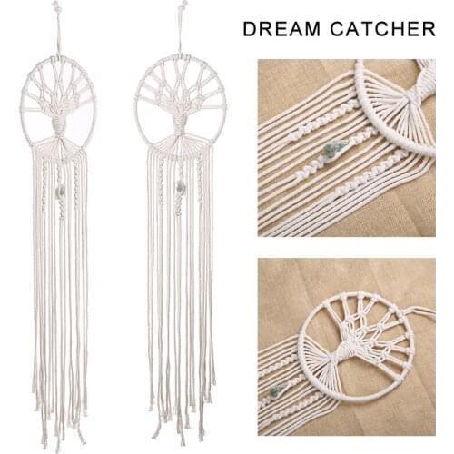 New Hanging Cotton thread Dream Tapestry Net Handmade tassels Cotton Thread Decoration Craft for Home Wall DIY Decor Gift