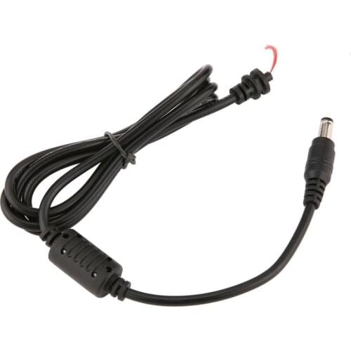 New Universal Black DC Jack Tip Plug Connector Cord Cable Power Adapter 5.5X2.5MM Power Supply Plug Connector DC Tip Plug Cable