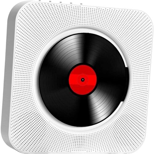 Upgraded Bluetooth CD Player with LCD Screen FM Speakers MP3 AUX SD Card US