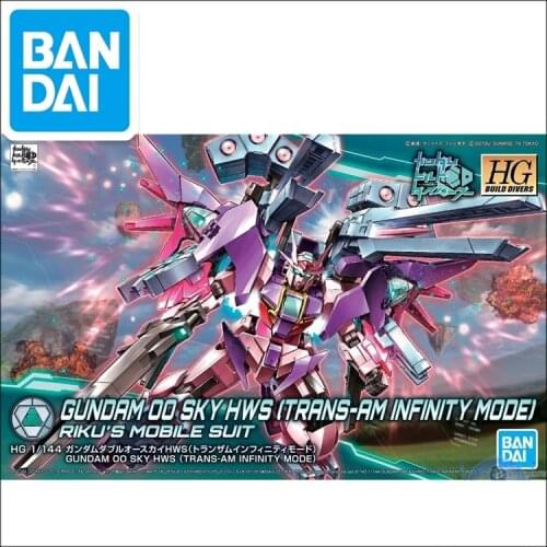 Original Japaness Gundam Model HG 1/144 SKY HWS (TRANS-ARM INFINITY MODE) GUNDAM Mobile Suit Assemble Model Action Figures