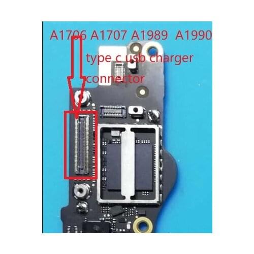 Original Type-C DC Jack Charger connector 56Pins on Board for Macbook Pro A1706 A1707 A1989 A1932 A1990 A2289 A2159 A2250 A2141