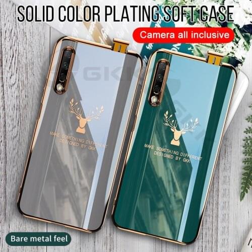 GKK Pattern Plating TPU Cover Case For Huawei Honor 9X V30 Pro Y9s Nova 5 Pro 5i P20 lite 2019 Anti-knock Protective Cases