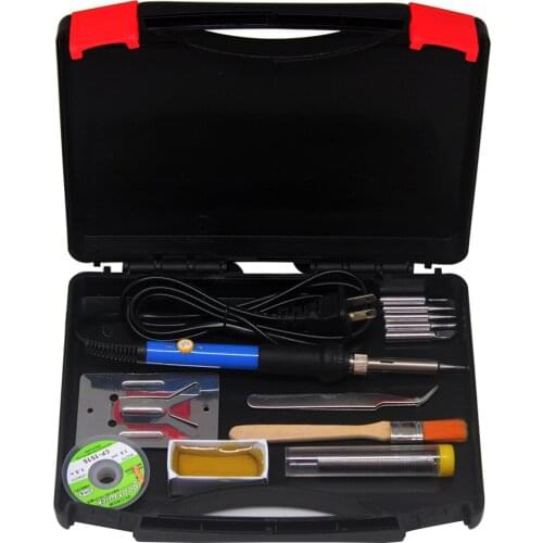 AideTek 60W 12-in-1 adjustable Welder Soldering Iron head Desolder Toolbox SPB2