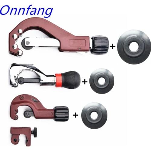 Onnfang Bearing Cutting Copper Plastic Aluminum Iron Metal Tube Tubing Slice Cutter Pipe Knife Cut Plumbing Tool Shear