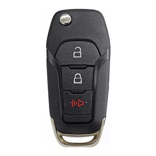 2+1 Buttons Folding Flip Remote Key Shell for Ford Replacement Car Key Blanks Case