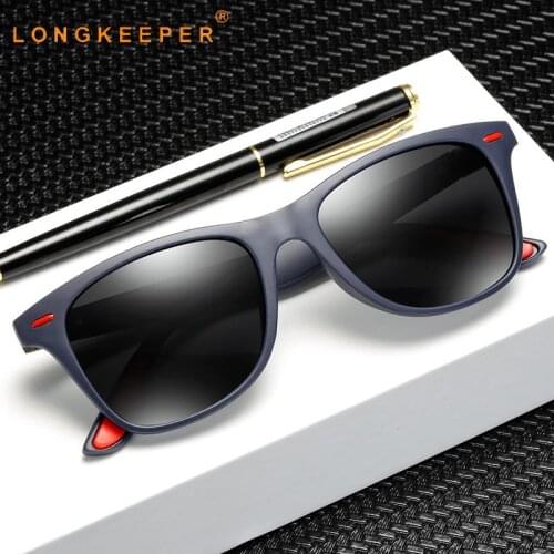 Classic Polarized Sunglasses Men Women Brand Design Rivet Driving Square Frame Sun Glasses Male Goggle UV400 Gafas De Sol