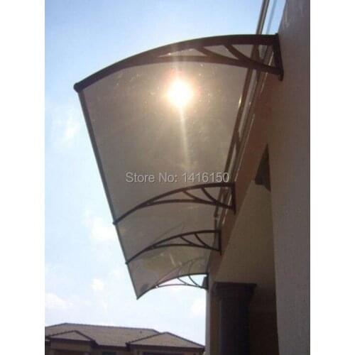 DS100300,39.37"x118.11",100x300cm,front door waterproof canopy awning,professional plastic bracket canopy awning