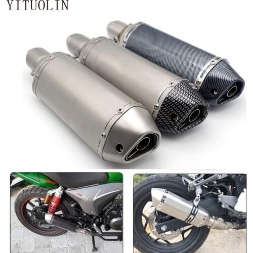 Motorcycle Exhaust Muffler DB Killer 51MM For HONDA CB600 HORNET FMX 650 CUB GOLDWING GL1800 CBR 600 F4I TRANSALP 650 SHADOW 125