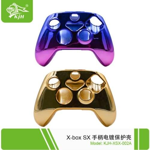 For Xbox Series X/S Controller Plating Protection Shell Plating Hard Shell XSX Split Bright Color Plating Protection Shell