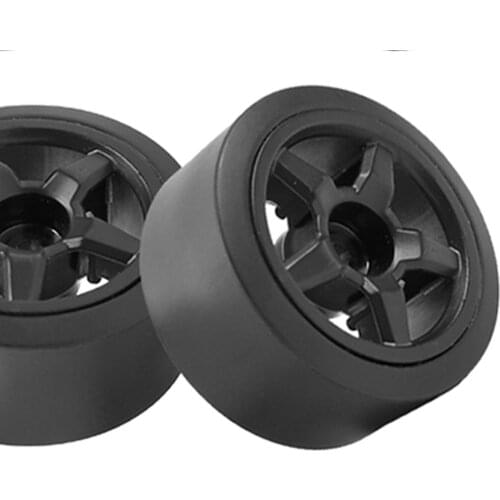 4pcs/set Hard Plastic RC Tires & Wheel Rims for SG-1603 1:16 Scale RC Racing Truck Accessories