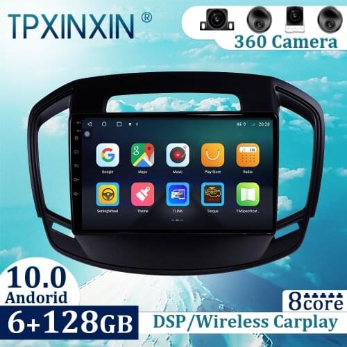 6+128GB For Opel Insignia 2014-2017 Android 10 Carplay Radio Player Car GPS Navigation Head Unit Car Radio with Screen