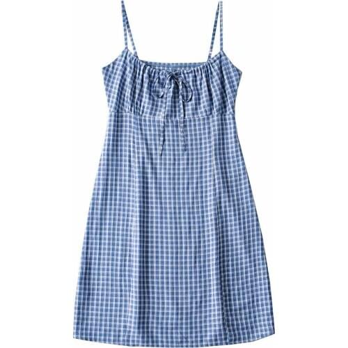 Модные платья в клетку BRUSCREST China At AliExpress