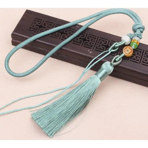 Colorful Hanging Rope Silk Tassels Fringe Sewing Bang Tassel Trim Key Tassels for DIY Embellish Curtain Access Home Decor