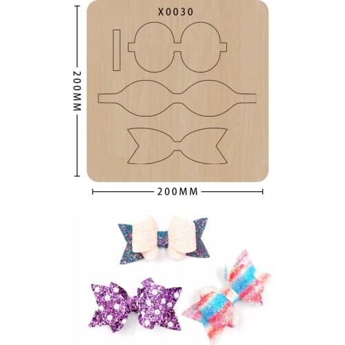 Wood Cutting Dies Diy Scrapbooking Bow-knot Metal Mold Wooden Cutter Leather Handmade Crafts Suitable For Big Shot Machines