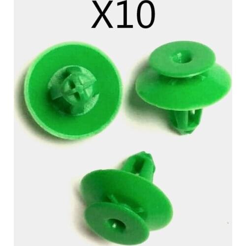 FOR VW SHARAN INTERIOR DOOR TRIM PANEL CLIPS X10-WHITE Plastic Clips