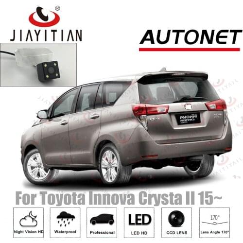 JIAYITIAN Rear View Camera For TOYOTA INNOVA CRYSTA II 2ND GEN 2016~2020 CCD Night Vision Backup camera reverse camera Car