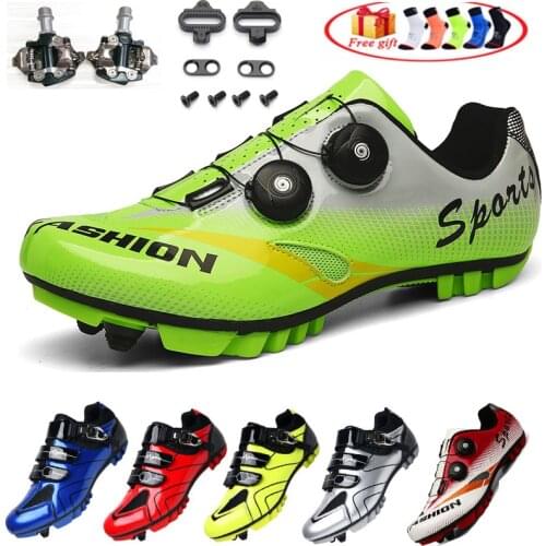 MTB Cycling Shoes Men Outdoor Sports sapatilha ciclismo Self-locking Nonslip Mountain Bike Sneakers Racing Women Bicycle Shoes