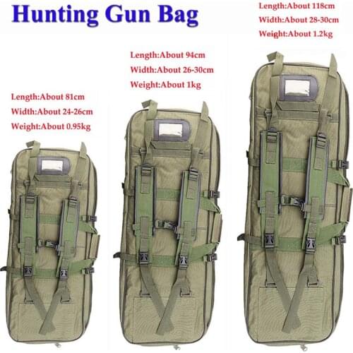 Hunting Equipment 81cm/94cm/118cm Tactical Gun Bag Army Military Airsoft Rifle Case Protection Bag Outdoor Shoulder Backpack