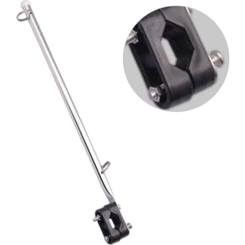 For Boat Ship Flag Pole Stainless Steel Adjustable Creative Decorations Flagpole Flag Rod Pole For Marine Yachts Tools