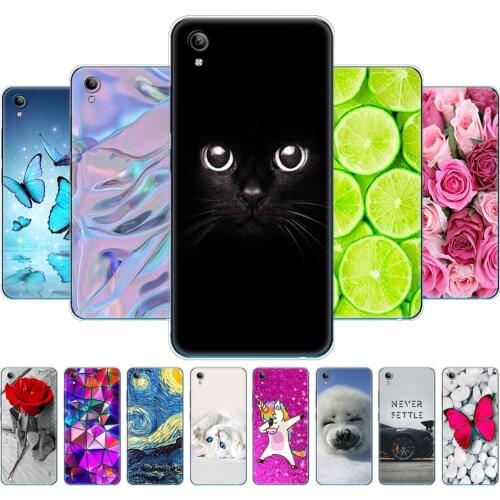 Silicon Cover For Vivo Y91C 6.22inch Case Soft TPU Protective Phone Back Y91 C VIVOY91C Bumper Shell Cat Tiger Fower Butterfly