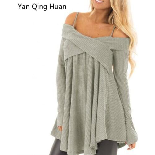 Женские футболки с длинным рукавом YANQINGHUAN China At AliExpress