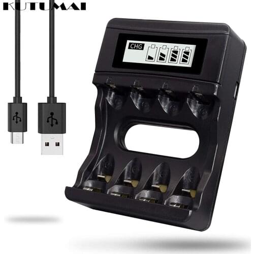 4 Slots Lii-100 Lii-202 Lii-402 Lii-PD4 LCD Battery Charger, Charging 18650 3.7V 18350 26650 18350 NiMH Lithium Battery Charging