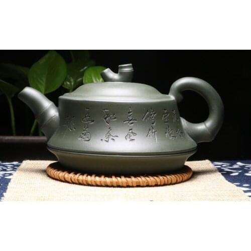 - 0018 yixing are recommended in fujian bamboo period of run of mine ore chlorite by pure manual teapot kung fu tea set