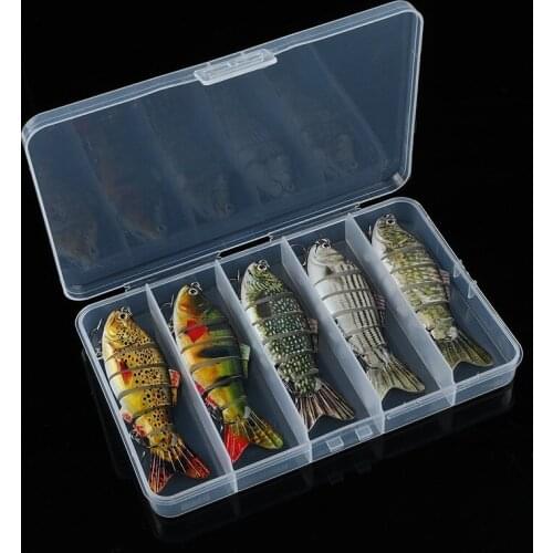 1 SET The simulation of Hard Bait 10cm17g 6 Section Bionic Bait Hard Bait Fishing lures Artificial Bait Fake Lure Soft lure