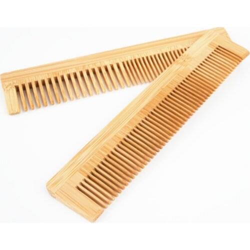 1PC Bamboo Wooden Comb Hair Vent Wood Brushes Hair Beauty Care Massager Hair Care for Longhair Pet Kitty Puppy Carding Fur Care