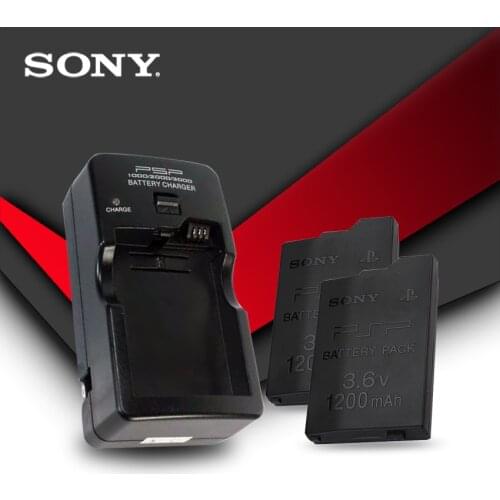 2pc for Sony PSP2000 PSP3000 PSP 2000 PSP 3000 Gamepad PlayStation Portable Controller 1200mAh Replacment Batteries AND Charger
