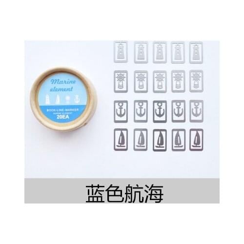 20pcs Nautical paperclip metal bookmark Christmas small fresh cartoon classical Chinese style exquisite hollow