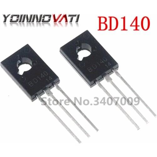 50pcs BD140 D140 TO-126 NPN 1.5A 80V NPN Epitaxial Triode Transistor new original