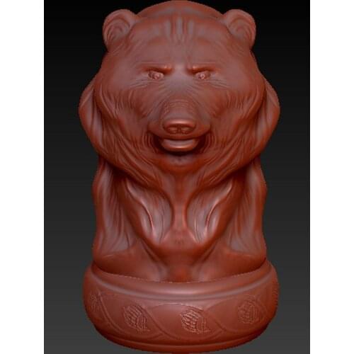 Bear_3D FULL 3d model for cnc or 3D printers in STL file format