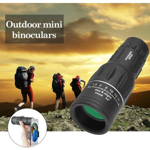 40*60 Single Binoculars Outdoor Sports Hunting Camping Hiking Tourism Viewing Portable Mini Zoom HD Night Vision Scope Telescope