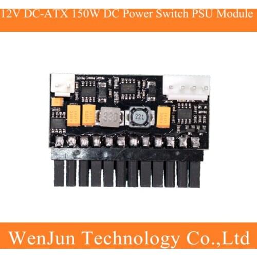 DC 12V 150W 24Pin ATX PSU Power Module Power Supply Board for Desktop HTPC Mini PC NAS PC DC-ATX
