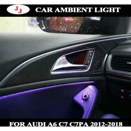 For Audi A6 C7 C7 PA A7 2013-2018 MMI control Interior Atmosphere Light LED ambient light door Footwell light original