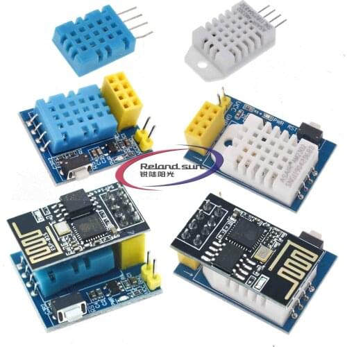 ESP8266 ESP-01 ESP-01S Wifi DHT11 DHT22 AM2302 Temperature Humidity Sensor Module Replace SHT11 SHT15 for Thermostat Humidistat