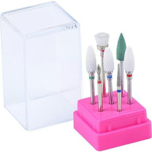 Ceramic Nail Remover Polishing Head Cleaning Tool Nail Polishing Cleaning Tool Set For Craft Enthusiast