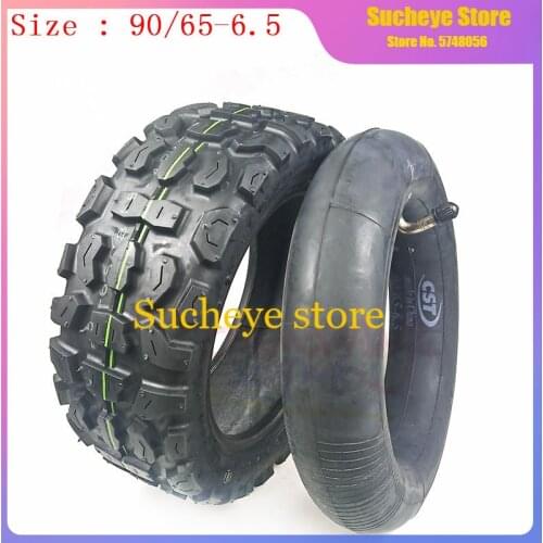 New Inflatable Rubber Pneumatic Tire Scooter Wheel Tyre 90/65-6.5 Off-Road CST Tire 11 Inch outer Tire Inner Tube