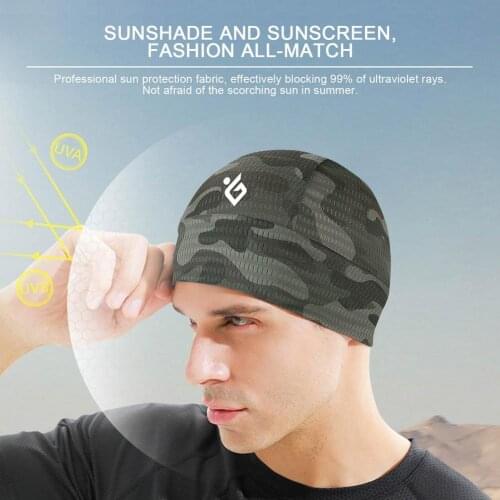Cooling Skull Cap Breathable Sweat Wicking Cycling Running Hat Cap Odorless And Sweat-absorbent Sun Protection No Discoloration
