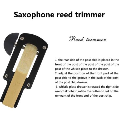 Practical Tenor/Alto/Soprano Saxophone Reeds Corrector B Flat Sax Reed Trimmer