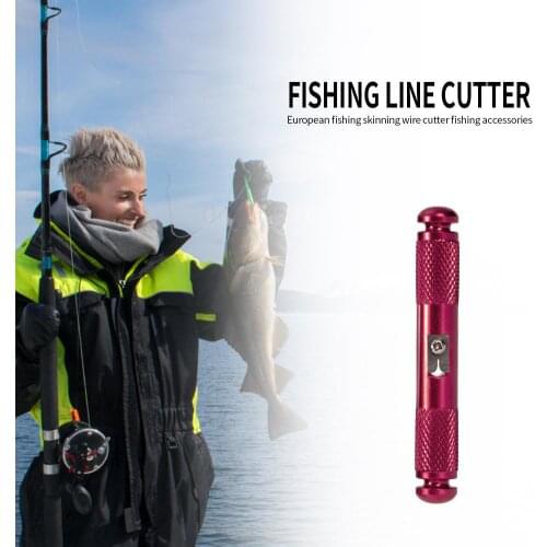 Line Cutter 1PC Portable Hunting Coated Supplies Accessories Skin Feeder For Fishing Hook Goods Braid Carp Line Stripper