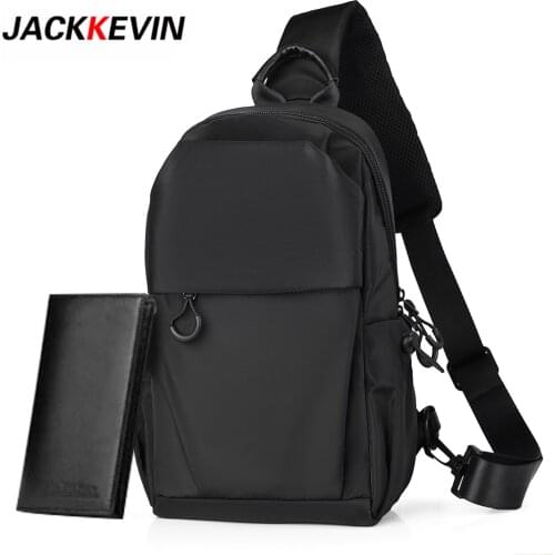 Jack Kevin 2019 New Mens Bag Multifunction Crossbody Bag Shoulder Messenger Bags Men Shoulder Bag Ladies Anti Theft Chest Bag