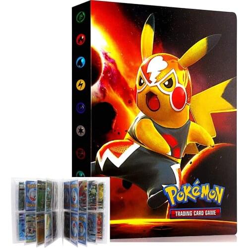TAKARA TOMY 144/240Pcs Pokemon Game Cards Album Book Cartoon Trading Cards Kid EX GX Collectible Book Top Loaded List Toys Gift