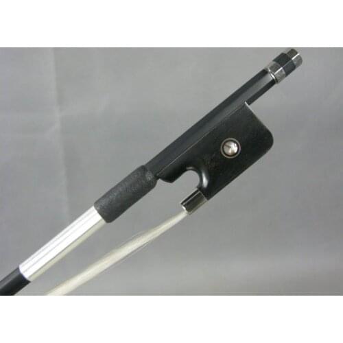 Advanced black Carbon fiber Cello bow 4/4,ebony frog