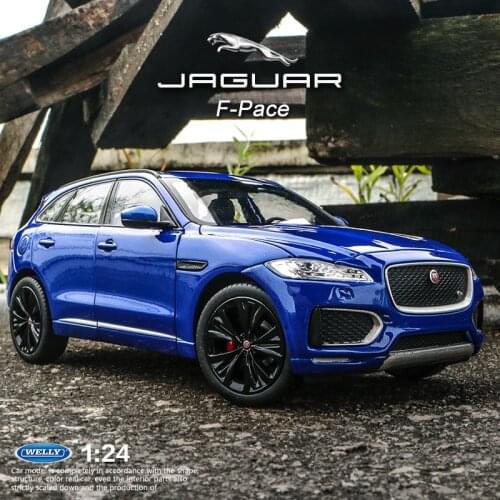 Welly 1:24 JAGUAR F-Pace SUV alloy car model Diecasts & Toy Vehicles Collect gifts Non-remote control type transport toy