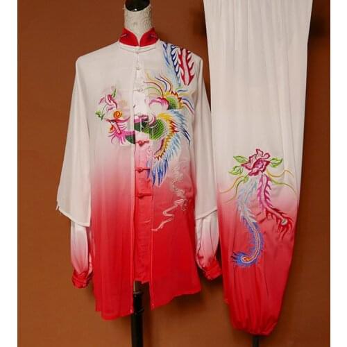 Wushu taichi taiji clothes changquan uniform Martial arts competition clothing embroidered kungfu nanquan taolu clothes uniform